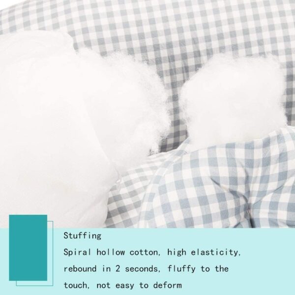 IUBGFTO Pregnancy Pillow Pregnancy Pillow UK Body Pillow,Comfortable Full Body Pillow and Maternity Support with Detachable Extension for Pregnant Women,Safe and Comfortable (C Size) - Image 2