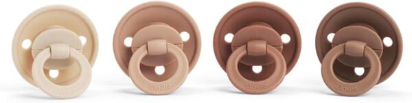 Elodie Details Soother 2-Pack, Natural Rubber/Latex, BPA-Free Pacifier for Babies 3+ Months - Soft Terracotta - Image 3