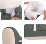 LACOFIA Baby Winter Shoes Infant Boys Anti-Slip Soft Sole Slipper Booties Crib Shoes - Image 3