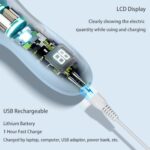 Favrison Baby Hair Clippers, Professional Quiet Hair Trimmer for Kids and Toddler, Waterproof & Rechargeable Cordless Hair Cutting Machine for Children, with LCD Display - Image 4