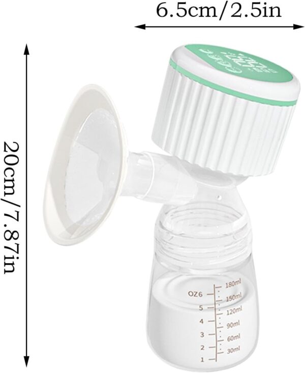 Breast Pump Electric, Breast Feeding Bottles, Milk Feeding Bottle, Double Pumping Capability Rechargeable and Portable Strong Suction Power for Female 6.5x20cm - Image 6