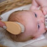 Baby J's - Baby Brush, Super Soft Goats Hair & Bamboo Brush - Gentle on Baby's Delicate Hair and Scalp - For Softly Brushing and Massaging the Scalp - Suitable for all Hair Types - Image 4