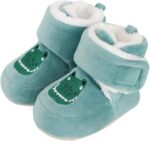Matt Keely Baby Boys Girls Cartoon Anti Slip Soft Sole Thick Slipper Booties Infant Crib Shoes for Toddler Crawler Winter Boots with Plush Lining - Image 2