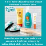T is for Tame - Hair Taming Cream for Kids, All-Natural for Frizz & Flyaways, Coconut Oil & Jojoba Leave in Cream, Safe for Babies & Toddlers, Not Sticky, Straight or Curly Hair - Image 8