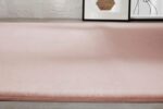 viceroy bedding NATURAL FAUX RABBIT FUR Rug Ultra Soft Plush Extra Large Animal Rugs Living Room Wool Shaggy Fluffy 26mm Thick Pile Height Modern Area Rugs - (Blush Pink, 80cm x 150cm (3ft x 5ft)) - Image 2