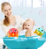 Baby Bath Toy,Toddler Bath Toys Bubble Automatic Maker with Music,Pufferfish Shower Water Bath Tub Toy for 1 2 3 Year Old Kids Boys Girls - Image 6