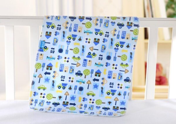 Changing Pad, Yworld Cotton Bamboo Fiber Breathable Waterproof Changing Pads Washable Resuable Diapers Liners Mats(20x28in) - Image 4