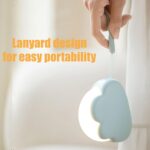 YUNYODA Cute Cloud Night Light for Kids, Dimmable Kids Night Light with 4 Brightness, Rechargeable Baby Newborn Bedside Lamp for Breastfeeding, Portable Kids Lamp for Girls Boys Mum Gifts - Image 8