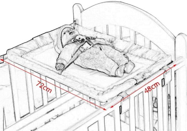 Baby Changing Table,Baby Changing Pad Cover Foldable | Change Table Covers for Boys & Girls | Yellow - Image 2