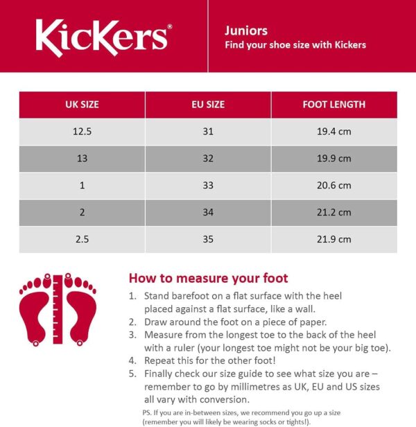 Kickers Girl's Kick T Bar Black School Shoes Uniform - Image 6