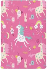 Kcldeci Baby Crib Sheets for Boys Girls Cute Fairy Unicorns Toddler Bed Sheets Playard Mattress N Play Sheets S