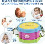 Hojalis Baby Musical Instruments Set, 8 Pcs Kids Drum Kit, Baby Drum Set, Toddler Musical Instruments, Sensory Percussion Instruments, Educational Musical Toy for Baby Boys Girls Age 1-5(Random Color) - Image 7