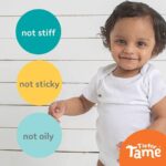 T is for Tame - Hair Taming Cream for Kids, All-Natural for Frizz & Flyaways, Coconut Oil & Jojoba Leave in Cream, Safe for Babies & Toddlers, Not Sticky, Straight or Curly Hair - Image 4