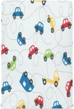 Kcldeci Baby Crib Sheets for Boys Girls Truck Car Toddler Bed Sheets Playard Mattress N Play Sheets S
