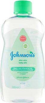 Johnson's Baby Moisturising Oil for Kids and Babies with Aloe Vera, 500 ml