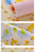Changing Pad, Yworld Cotton Bamboo Fiber Breathable Waterproof Changing Pads Washable Resuable Diapers Liners Mats(20x28in) - Image 2