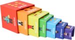 Perfeclan Nesting Cubes Building Set, Color Cognition Nesting and Stacking Blocks, Sorting Stacking Toys for Boys Girls - Image 6