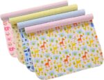 Changing Pad, Yworld Cotton Bamboo Fiber Breathable Waterproof Changing Pads Washable Resuable Diapers Liners Mats(20x28in)