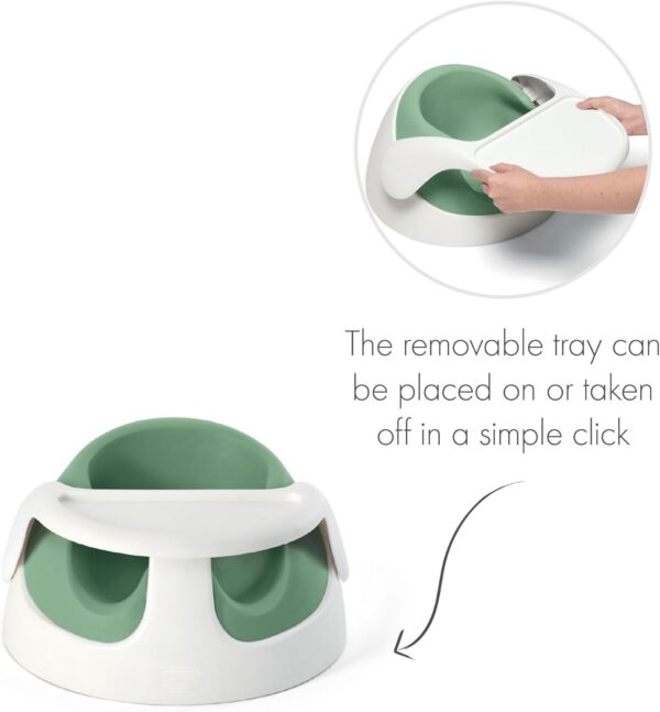 Mamas & Papas Baby Snug Seat and Activity Tray with Adjustable Features, Supportive, Stable and Easy Clean Design, Eucalyptus - Image 5