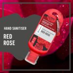 Palm Safe Red Rose 3 Pack 60ml Anti Bacterial Premium Hand Sanitiser Travel Size Refillable Clip Bottle Quick Drying Non Sticky Extra Moisturising Kills 99.9% of Viruses and Bacteria - Image 3