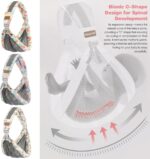 Tyuodna Baby Carrier,Portable Baby Sling Carrier,Breathable Toddler Carrier Sling,Ergonomic Design Baby Sling Wrap,Adjustable Baby Wrap Carrier for Newborn up to 0-36 Month (Grey) - Image 4