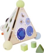 Classic World Wooden Pyramid Activity Box, Educational Activity Cube, Baby Multi-functional Activity Centre, 33 x 35 x 29 cm, 2 Years+ - Image 2