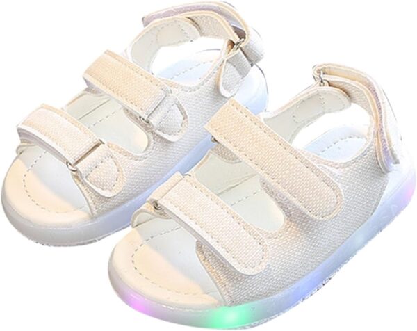Toddler Kids Sport Summer Boys Girls Baby Sandals LED Luminous Shoes Sneakers Pink Sandals For Kids Black Shoes for Girls - Image 2