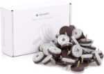 Navaris Felt Pads for Furniture (50 Pieces) - Round Screw-in Sliders for Chair Legs, Feet - Floor Gliders to Protect Hardwood - 1-1/8", Brown - Image 7
