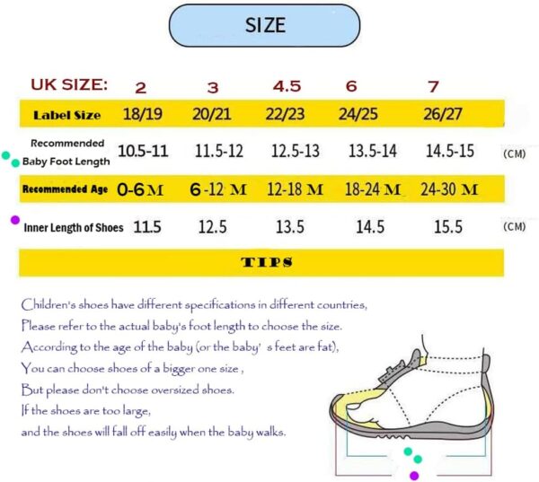 XM-Amigo 2 Pairs Unisex Baby Boys Girls First Walking Shoes Indoo Outdoor Walking Anti-Slip Shoes Socks Slippers - Image 2