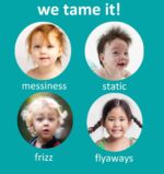T is for Tame - Hair Taming Cream for Kids, All-Natural for Frizz & Flyaways, Coconut Oil & Jojoba Leave in Cream, Safe for Babies & Toddlers, Not Sticky, Straight or Curly Hair - Image 3
