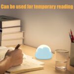 YUNYODA Cute Cloud Night Light for Kids, Dimmable Kids Night Light with 4 Brightness, Rechargeable Baby Newborn Bedside Lamp for Breastfeeding, Portable Kids Lamp for Girls Boys Mum Gifts - Image 3
