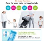 Eidyer Anti Lost Safety Wrist Link Belt, Children Harness Belt Safety Adjustable 1.5M/4.92ft Baby Toddler Reins Safety Strap Leash Walking Hand Belt Elastic Wire Rope Fluorescent and Security Lock - Image 4