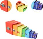 Perfeclan Nesting Cubes Building Set, Color Cognition Nesting and Stacking Blocks, Sorting Stacking Toys for Boys Girls - Image 2