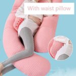 HSOYGE Pregnancy Pillow Pregnancy Pillow UK Body Pillow,Full Body Support Pillow with Washable Cover for Pregnant Women Support Head,Back,Shoulder,HIPS,Legs and Belly (C Size) - Image 3