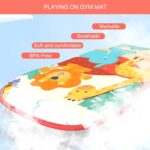 Eners Baby Gyms Play Mats Musical Activity Center Baby Piano Gym Mat Playmats Floor Gyms Playmate for Babies Tummy Time Baby Mat Toys for Newborn Toddler Infants - Image 4
