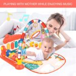 Eners Baby Gyms Play Mats Musical Activity Center Baby Piano Gym Mat Playmats Floor Gyms Playmate for Babies Tummy Time Baby Mat Toys for Newborn Toddler Infants - Image 6