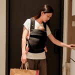 Liderbebe Baby Carrier Newborn to Toddler - Ergonomic,Velvet Fabric Breathable Mesh Cozy and Lightweight Infant Carrier for 7-44lbs,Enhanced Lumbar Support Hands-Free Parenting,All Seasons,Black - Image 9