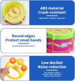Hojalis Baby Musical Instruments Set, 8 Pcs Kids Drum Kit, Baby Drum Set, Toddler Musical Instruments, Sensory Percussion Instruments, Educational Musical Toy for Baby Boys Girls Age 1-5(Random Color) - Image 3