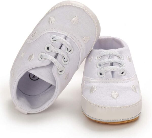 MASOCIO Baby Boy Girl First Walking Shoes Infant Toddler Trainers Rubber Anti-Slip Prewalker Shoes - Image 2