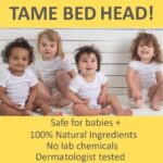T is for Tame - Hair Taming Cream for Kids, All-Natural for Frizz & Flyaways, Coconut Oil & Jojoba Leave in Cream, Safe for Babies & Toddlers, Not Sticky, Straight or Curly Hair - Image 2
