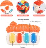 Eners Baby Gyms Play Mats Musical Activity Center Baby Piano Gym Mat Playmats Floor Gyms Playmate for Babies Tummy Time Baby Mat Toys for Newborn Toddler Infants - Image 5