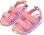 Toddler Kids Sport Summer Boys Girls Baby Sandals LED Luminous Shoes Sneakers Pink Sandals For Kids Black Shoes for Girls