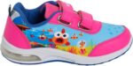 Girls Baby Shark Light Up Trainers Kids Easy Fasten Flashing Lights Sports Shoes - Image 4