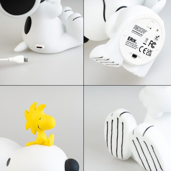 Grupo Erik Snoopy Lamp | Night Light, Kids Lamp, Desk Lamp, Mood Lights, Table Lamp | Snoopy Gifts, Snoopy Merchandise, Peanuts Snoopy, Gifts for Dog Lovers - Image 4