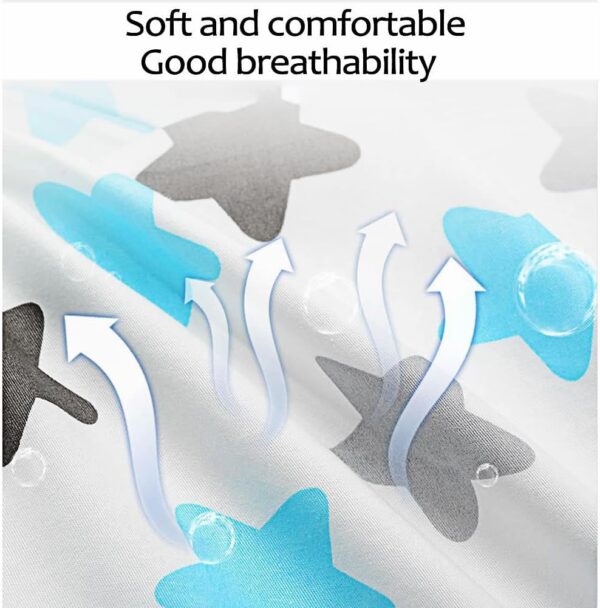 Aocase Cot Bumper Crib Rail Cover Baby Crib Bumper Cot Protector Bumper All Round Safe Alternative To Traditional Baby Cot Bumpers Breathable Bed Bumper For Toddlers,N12,150×30cm - Image 2