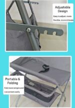 MObyat Baby Changing Table,Diaper Changing Tables,Diaper Stackers Caddies, Folding Baby Changing Station with Multi Storage, Newborn Dresser Table Portable Diaper Nursery Organizer - Image 5