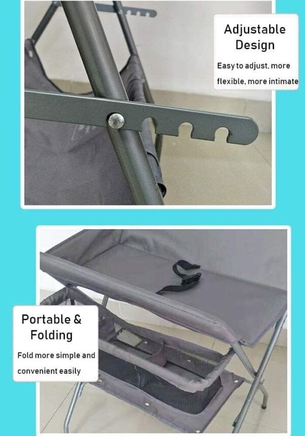 MObyat Baby Changing Table,Diaper Changing Tables,Diaper Stackers Caddies, Folding Baby Changing Station with Multi Storage, Newborn Dresser Table Portable Diaper Nursery Organizer - Image 5