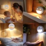 Cove Comfort Stick-On Smile Children's Night Light - LED Motion Sensing, Battery Powered, Easy Magnetic Installation [1-Pack] - Image 8