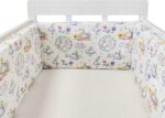 Aocase Cot Bumper Crib Rail Cover Baby Crib Bumper Cot Protector Bumper All Round Safe Alternative To Traditional Baby Cot Bumpers Breathable Bed Bumper For Toddlers,N12,150×30cm