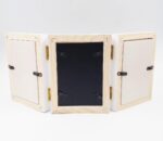 JZK White Baby Handprint Footprint Picture Frame kit for Boys Girls new born baby Gift EN71 Toy Test Passed NonToxic Child Safe Premium Clay Wood Frames - Image 5